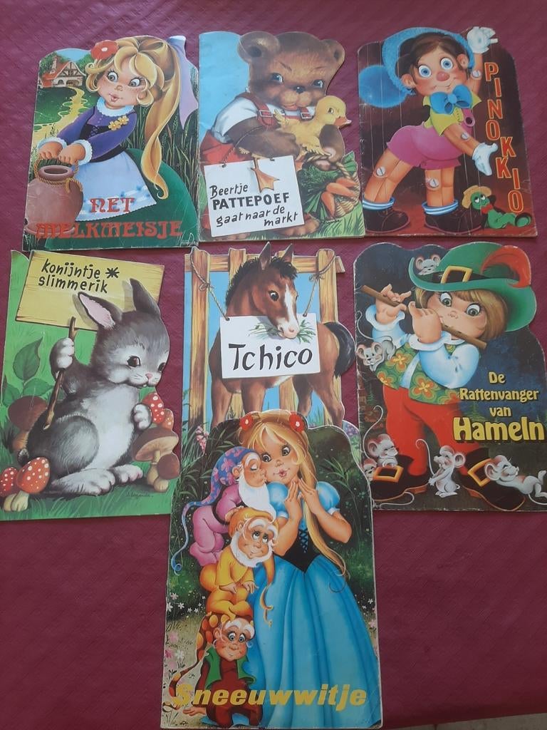 Vintage kinderboekjes uit 1977 – set van 7 (Stappaerts), Boeken, Ophalen of Verzenden, Gelezen