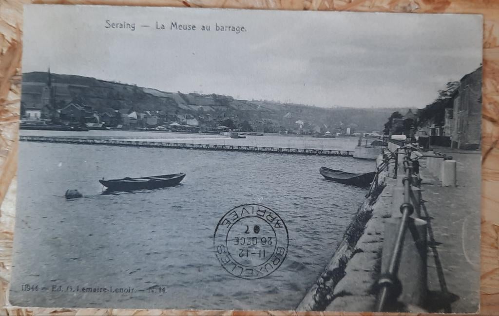 Seraing, la meuse au barrage, Collections, Cartes postales | Belgique, Enlèvement ou Envoi