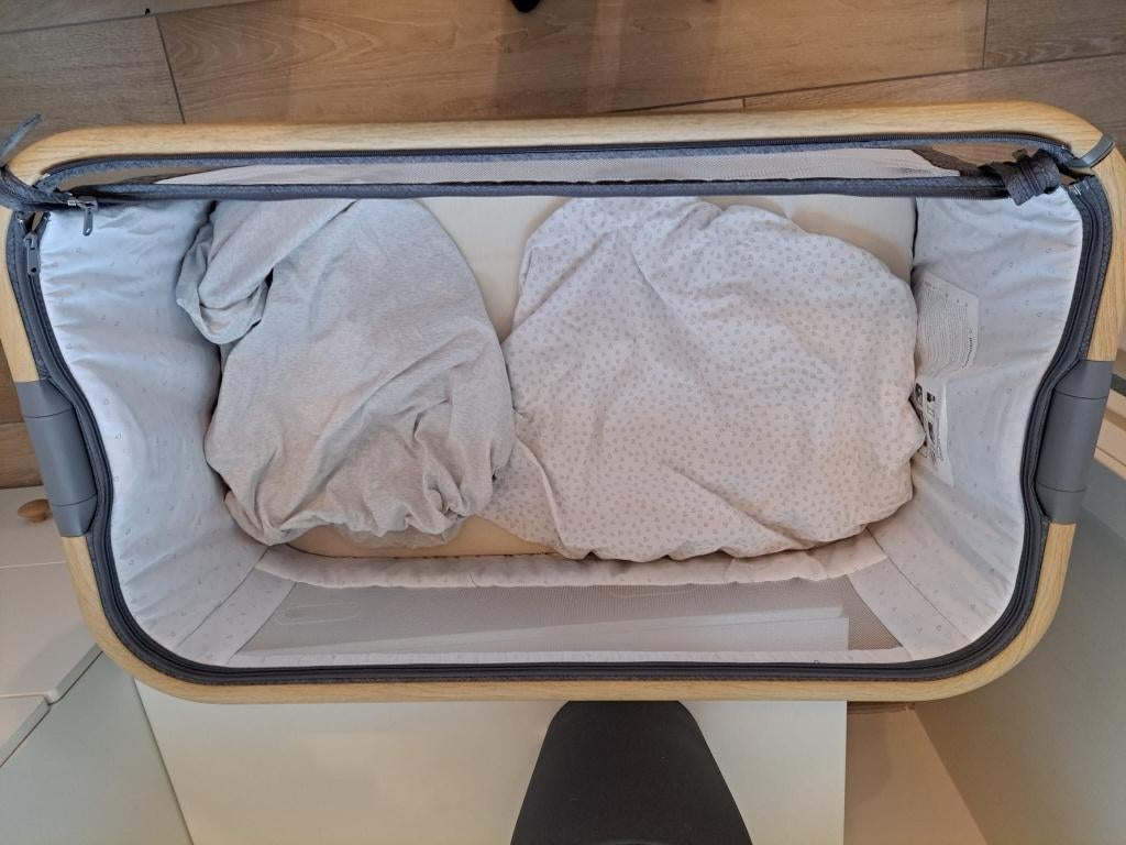 Co-sleeper/wieg Tutti Bambini - Cozee, Kinderen en Baby's, Ophalen, Zo goed als nieuw, Minder dan 140 cm, Matras