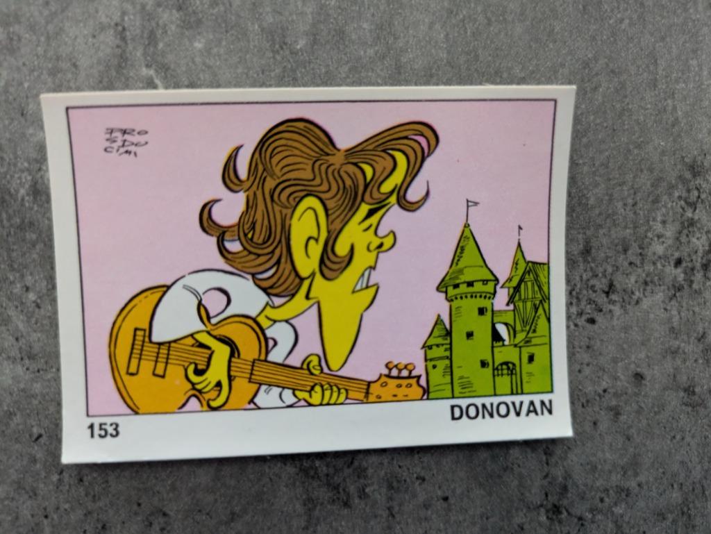 AUTOCOLLANT PANINI OK VIP DONOVAN N 153, Envoi, Autocollant