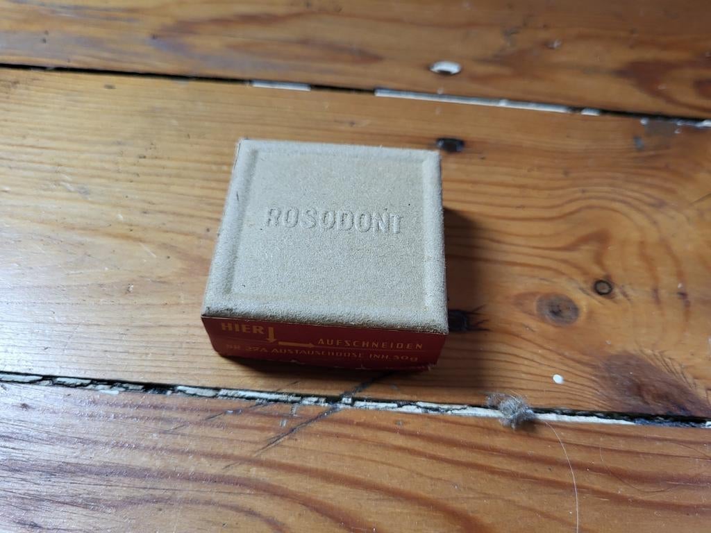 dentifrice en poudre Rosodont, Allemagne 2WW, Collections, Objets militaires | Seconde Guerre mondiale, Envoi