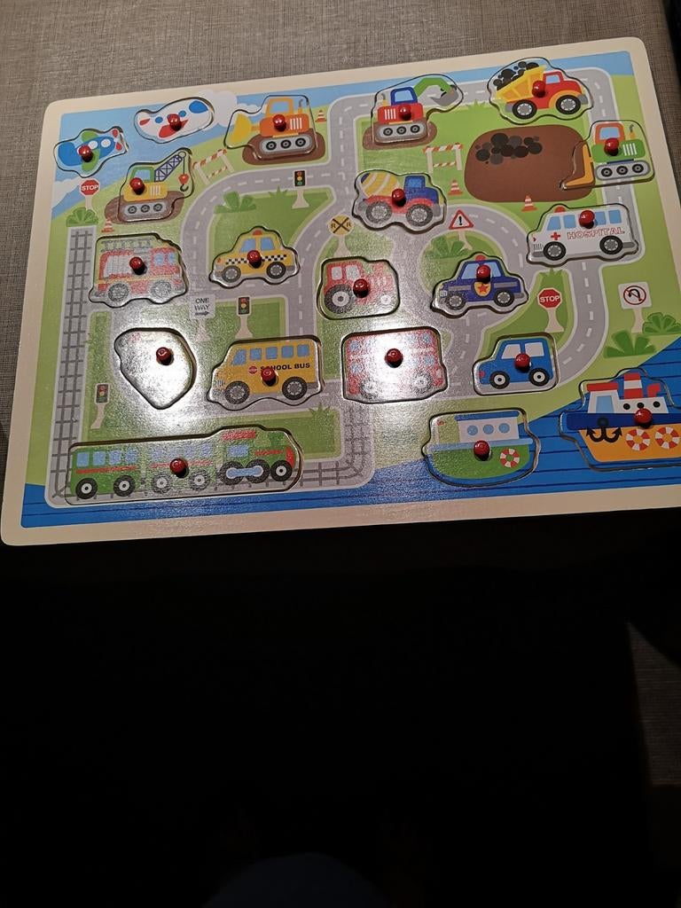 Houten puzzel, Ophalen of Verzenden, Gebruikt