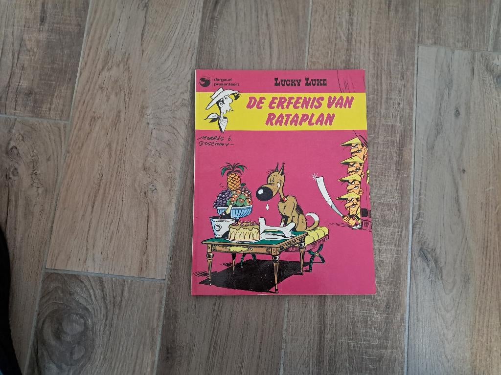 LUCKY LUKE " DE ERFENIS van RATAPLAN ", Boeken, Stripverhalen, Gelezen, Eén stripboek, Ophalen of Verzenden, Morris