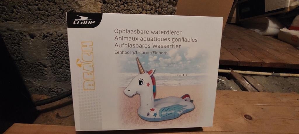 Opblaasbare eenhoorn NIEUW, Enlèvement ou Envoi, Neuf