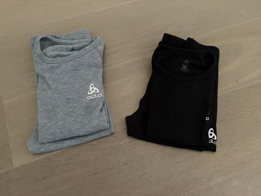 Odlo thermisch ondergoed (kleur: grijs & zwart, maat: 140), Kinderen en Baby's, Ophalen, Jongen of Meisje, Zo goed als nieuw, Odlo