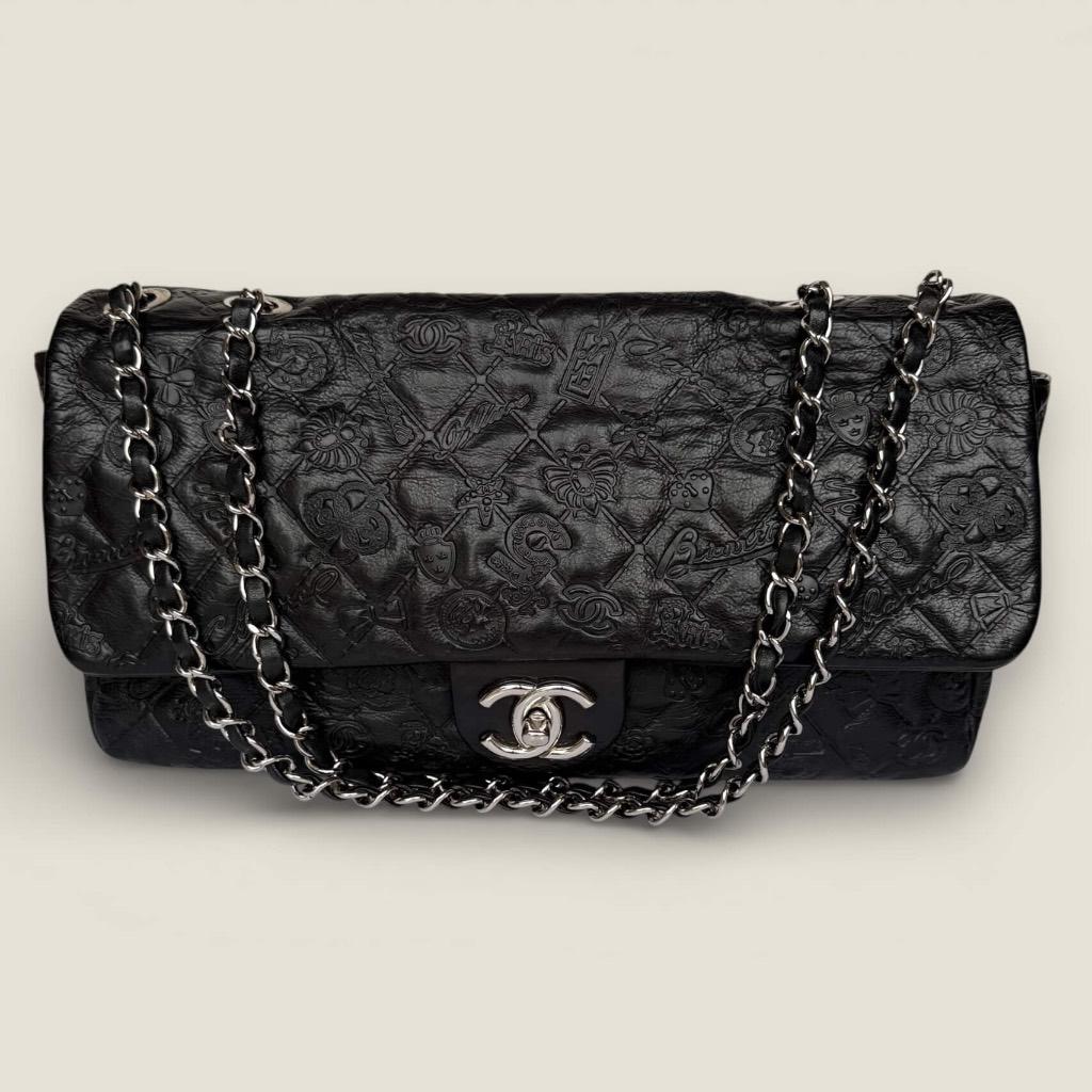 Chanel jumbo embossed calfskin lucky symbols, Handtassen en Accessoires, Tassen | Damestassen, Ophalen of Verzenden, Gebruikt