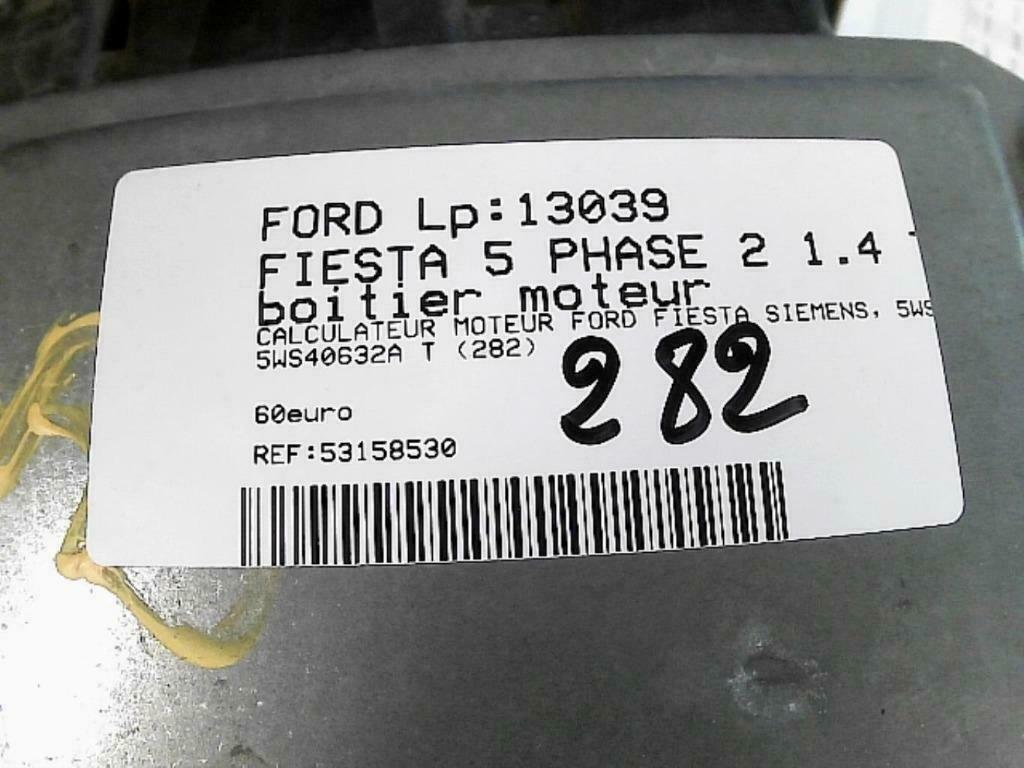 Boitier moteur Ford Fiesta V 1.4TDCi 50kw 5WS40632A-T (282), Enlèvement ou Envoi, Utilisé, Ford