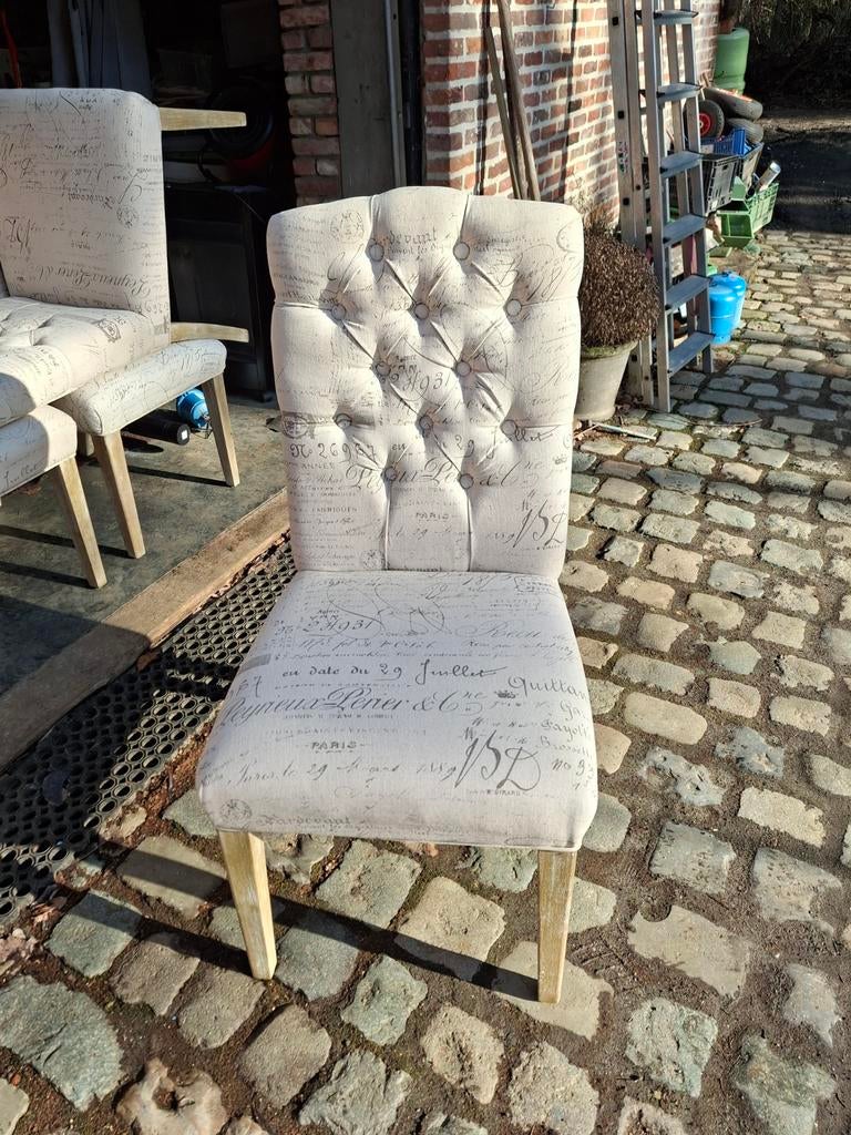 Set van 4 eettafelstoelen, Huis en Inrichting, Stoelen, Ophalen