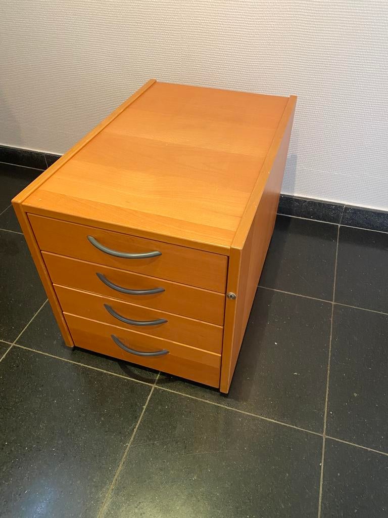Meuble de bureau, Maison & Meubles, Armoires | Commodes, Comme neuf, Moins de 100 cm, Moins de 50 cm, 50 à 75 cm, 3 ou 4 tiroirs