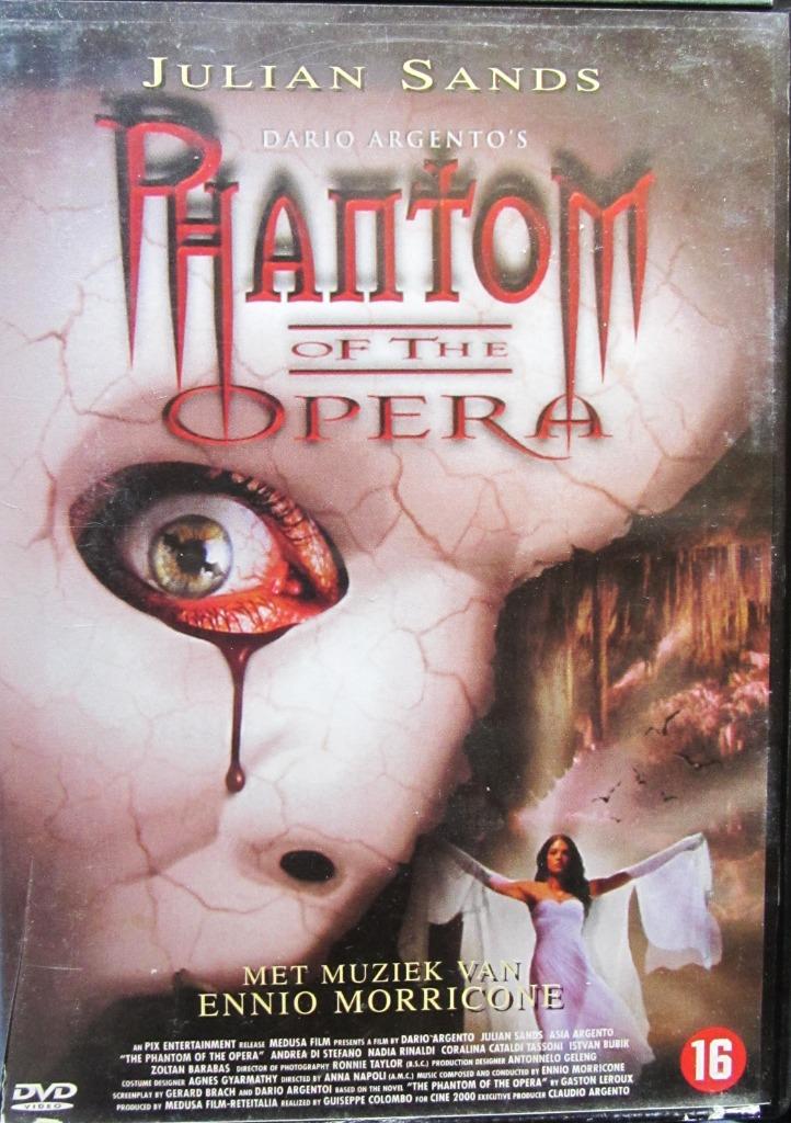 DVD HORROR- PHANTOM OF THE OPERA, Cd's en Dvd's, Alle leeftijden, Ophalen of Verzenden, Zo goed als nieuw, Overige genres