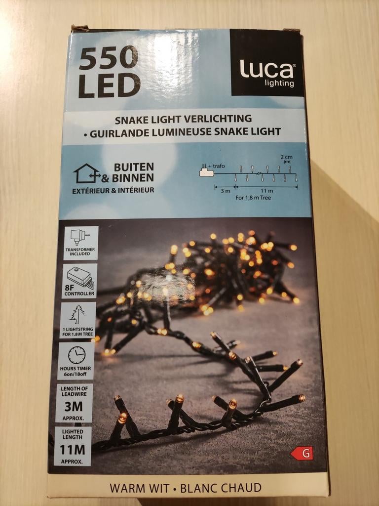 Kerstverlichting voor binnen en buiten met timer, Enlèvement, Comme neuf