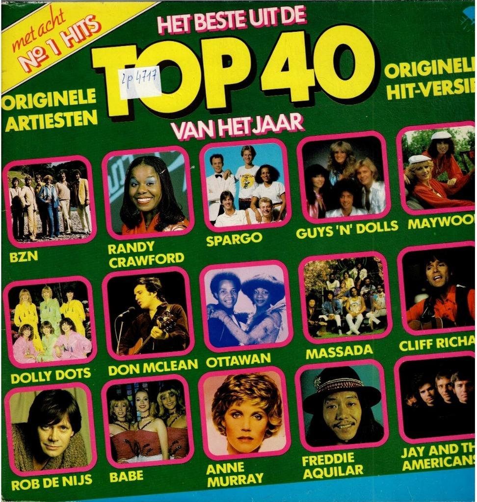 2 x Vinyl, LP    -   Het Beste Uit De Top 40 Van Het Jaar, Cd's en Dvd's, Ophalen of Verzenden, Overige formaten