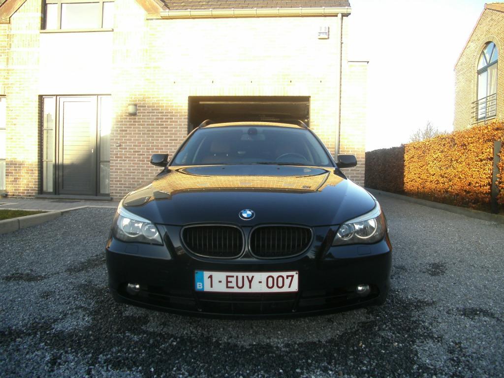Portes avant de la BMW E60 L+R en très bon état, noires, Enlèvement ou Envoi, Utilisé, BMW, Porte