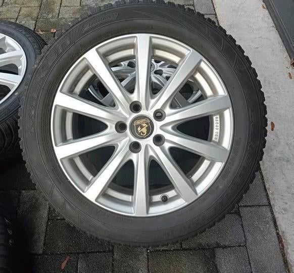 Winterbanden velgen alu Fiat 500X 5x110 17inch 5&6mm ️, Auto diversen, Autosport-onderdelen, Zo goed als nieuw, Ophalen