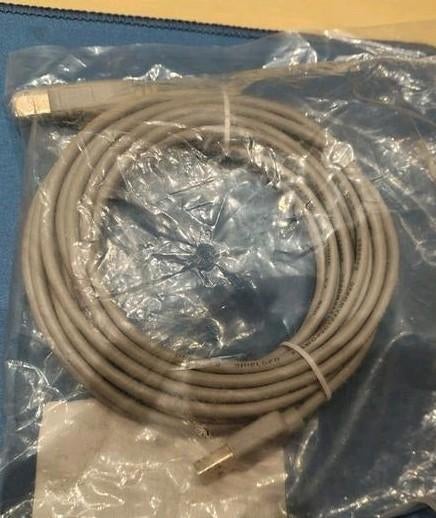 USB 2.0 A/B-printerkabel - 5 m grijs, nieuw onder verzegelin, Computers en Software, Printerbenodigdheden, Ophalen of Verzenden