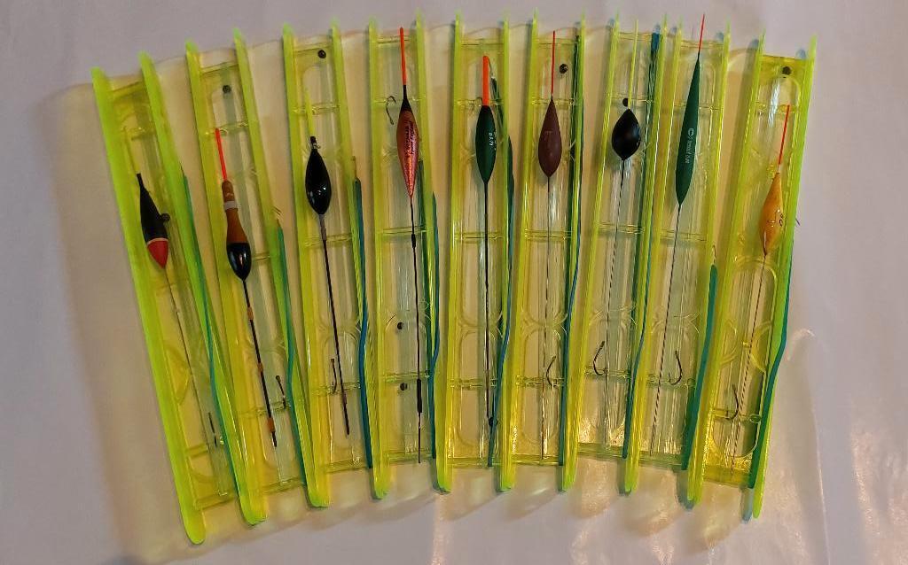 Pêche : 9 lignes de pêche faites maison, lot de 8, Enlèvement ou Envoi, Neuf, Ligne fixe