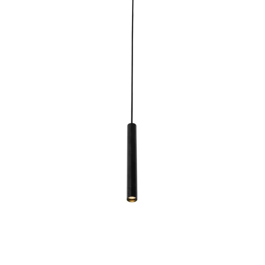 2 x Suspension tubulaire moderne noire - pour rail, Enlèvement ou Envoi, Neuf, Métal, Moderne