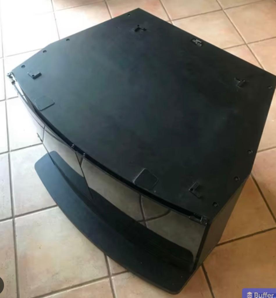 Meuble multimedia Sony pour Ecran TV ou PC en bon état, Moins de 100 cm, Boir noir, Comme neuf, Verre