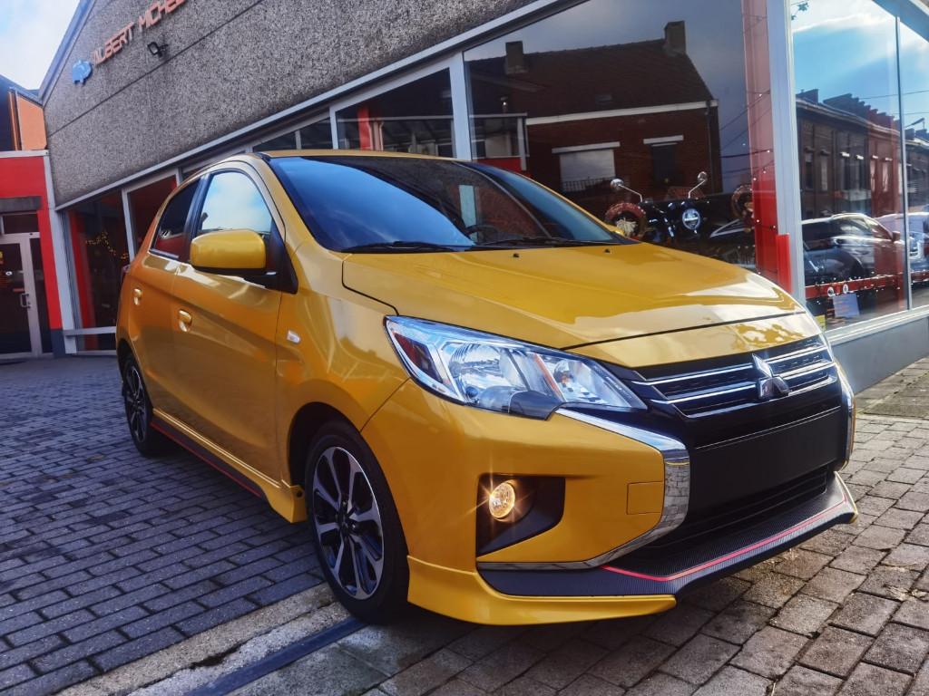 Mitsubishi Space Star AUTOMATIQUE 1ERPROP 27900KM GARANTIE, Autos, Mitsubishi, Achat, Euro 6, Entreprise, Noir