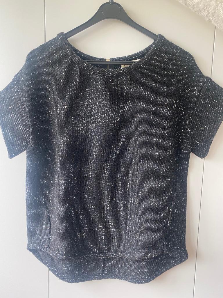 Essentiel Antwerpen blouse met korte mouwen, Kleding | Dames, Zwart, Ophalen of Verzenden, Maat 36 (S), Gedragen