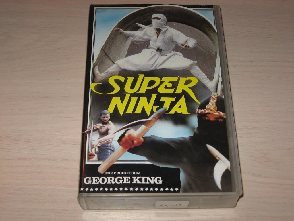 k7 VHS super ninja, Ophalen of Verzenden, Zo goed als nieuw, Actie en Avontuur