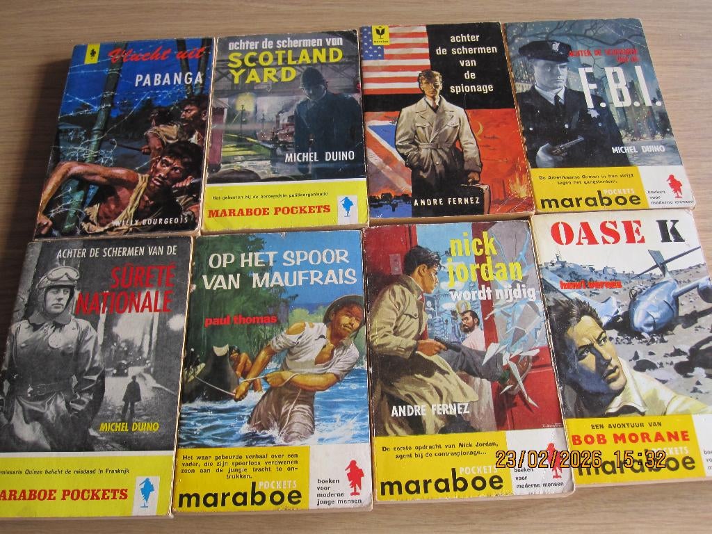 Oude pockets van Maraboe, Boeken, Ophalen of Verzenden