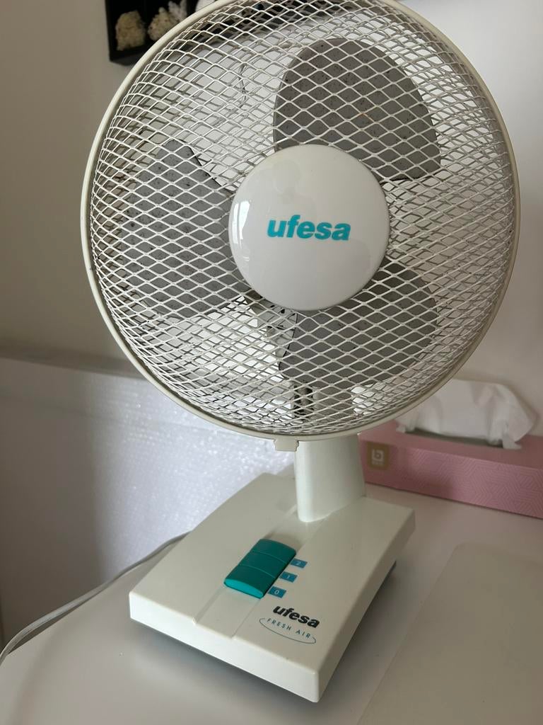 Tafelventilator Ufesa, Ophalen, Zo goed als nieuw, Tafelventilator