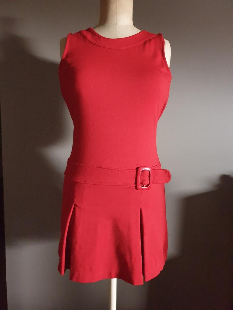 Kleedje winter rood, Kleding | Dames, Ophalen of Verzenden, Zo goed als nieuw, Maat 36 (S), Jbc
