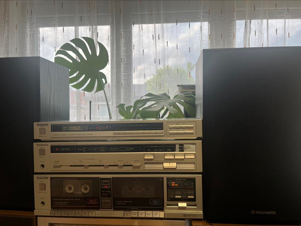Set technics met platespeler, Audio, Tv en Foto, Ophalen, Zo goed als nieuw