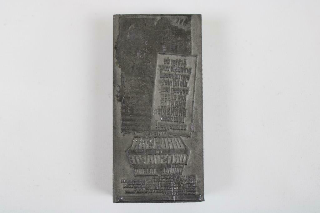 drukblok film 'De ontsnapte', met Charles Bronson, 1975, Ophalen of Verzenden, Gebruikt, Film, Beeldje, Replica of Model