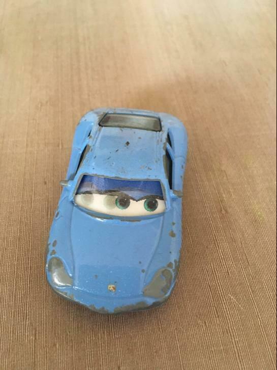 Disney Cars Sally Carrera moving eyes, Ophalen of Verzenden, Gebruikt
