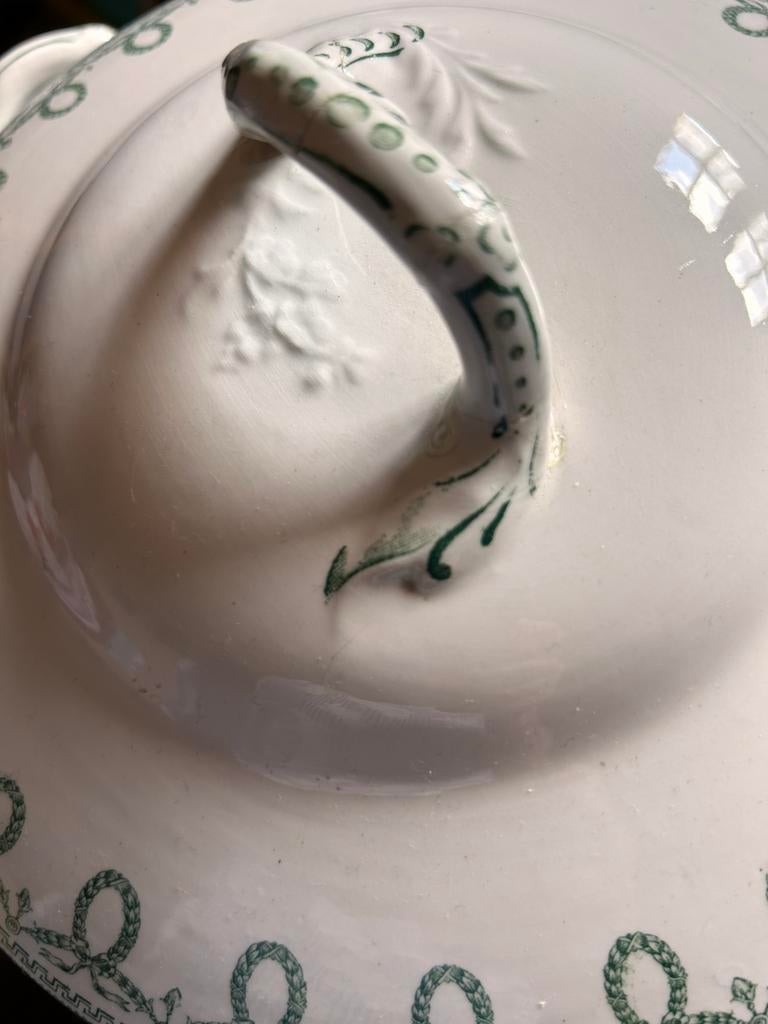 Soepterrine Bonaparte Keramis Boch frères, Ophalen