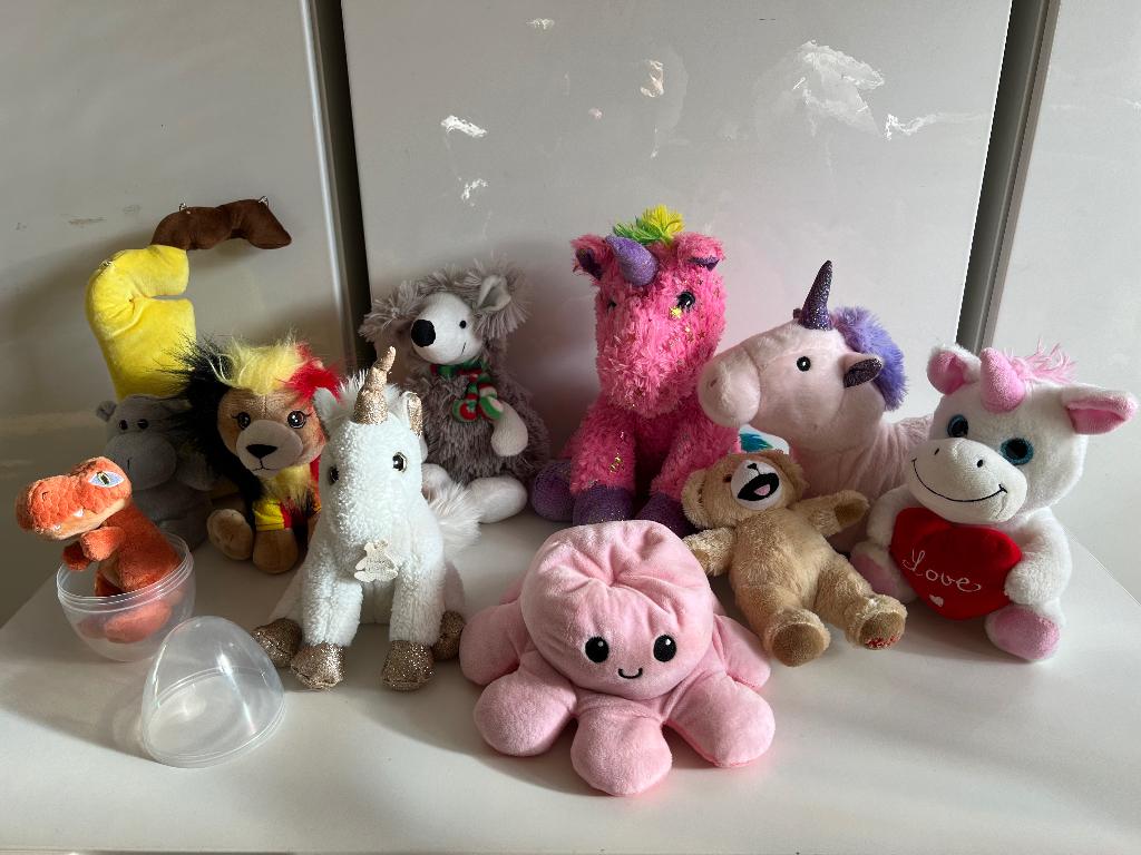 Lot de 10 peluches pour enfants :, Enlèvement ou Envoi, Comme neuf, Autres types