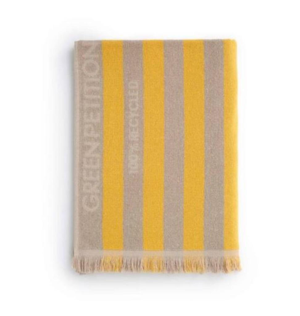 Serviette de plage Maris Amber- fouta- Green Petition free v, Maison & Meubles, Envoi, Neuf, Jaune, Autres types