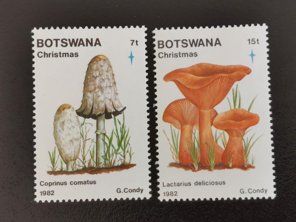 Botswana 1982 - Kerstmis - paddenstoelen, Postzegels en Munten, Ophalen of Verzenden, Overige landen, Postfris