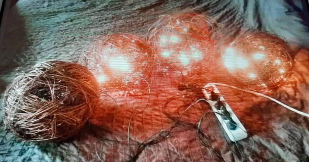 4 grosses boules lumineuses en osier une ne fonctionne pas, Divers, Enlèvement ou Envoi, Comme neuf