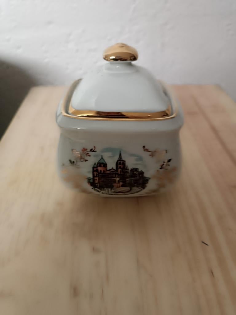Suiker pot van Germany, dom u. Liebfrauen basiliek TRIER, Ophalen