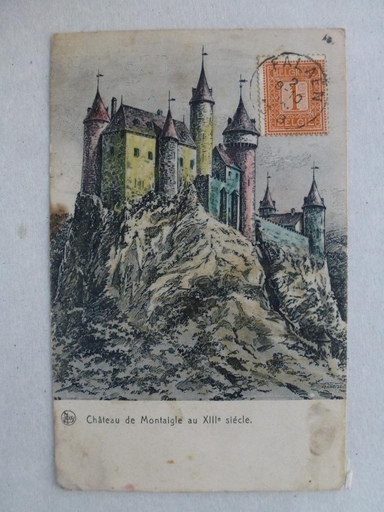 château Château de Montaigle au XIIIe siècle, Enlèvement ou Envoi, Avant 1920, Affranchie, Namur