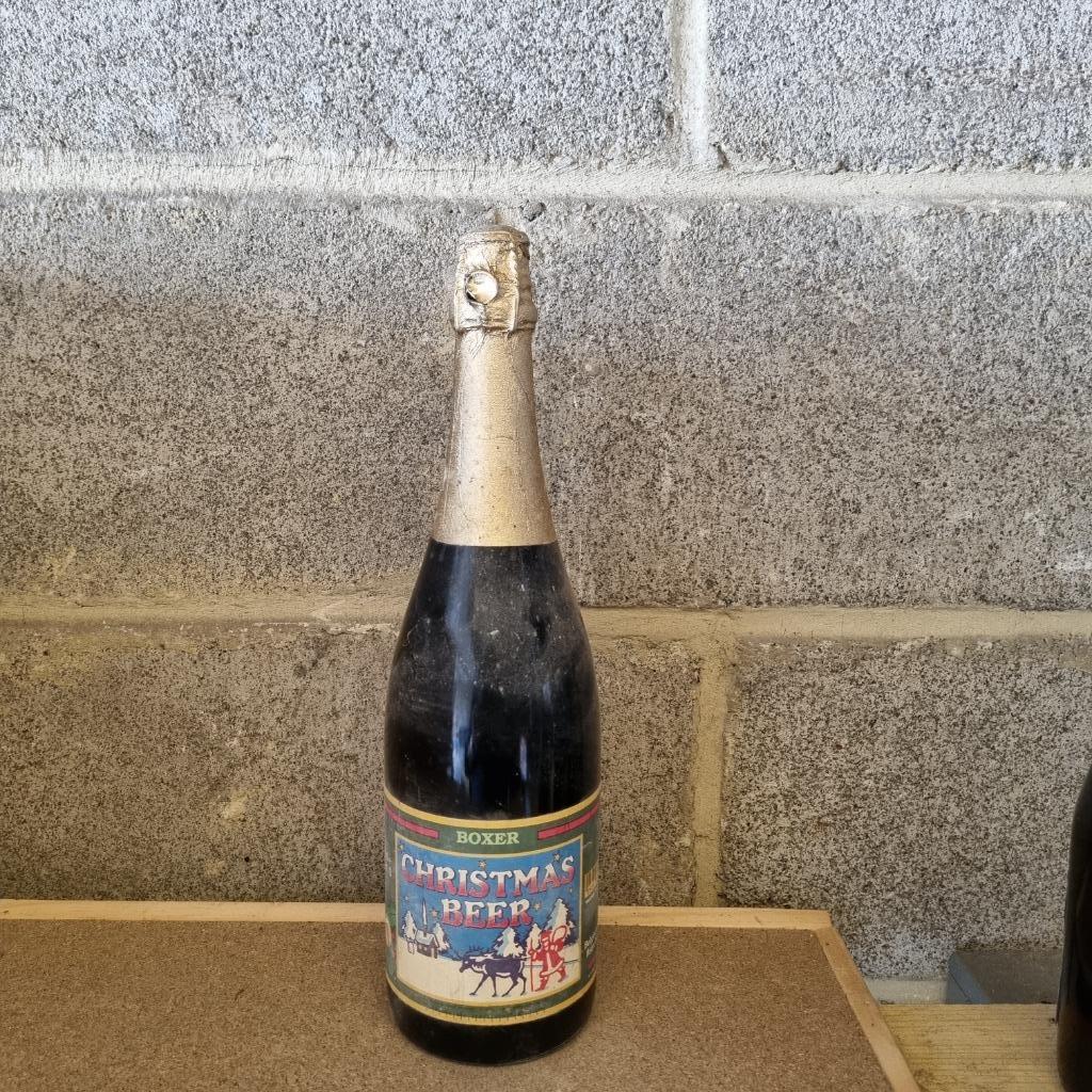 Bouteille de bière Christmas Beer Boxer, Enlèvement ou Envoi, Utilisé, Bouteille(s), Autres marques