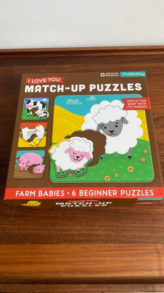 Match-up puzzel - boerderij, Ophalen of Verzenden, Zo goed als nieuw