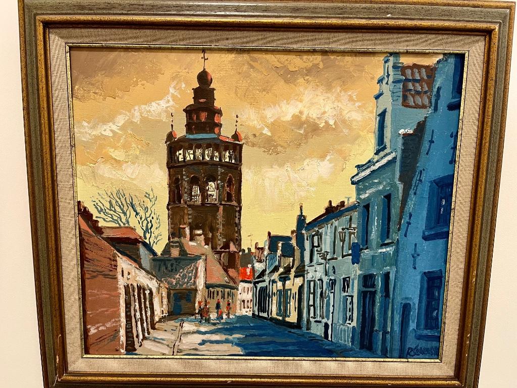 Schilderij Brugge Jeruzalemkerk, Ophalen of Verzenden
