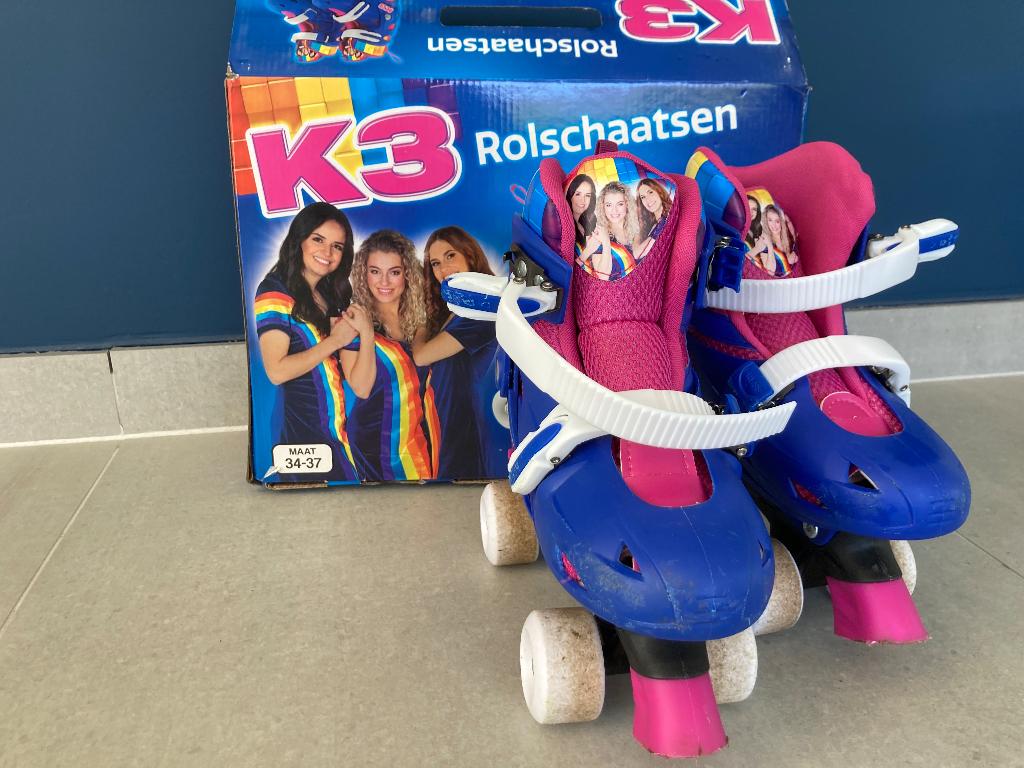 Rolschaatsen maat 34-37, Ophalen, Verstelbaar, Gebruikt, Kinderen
