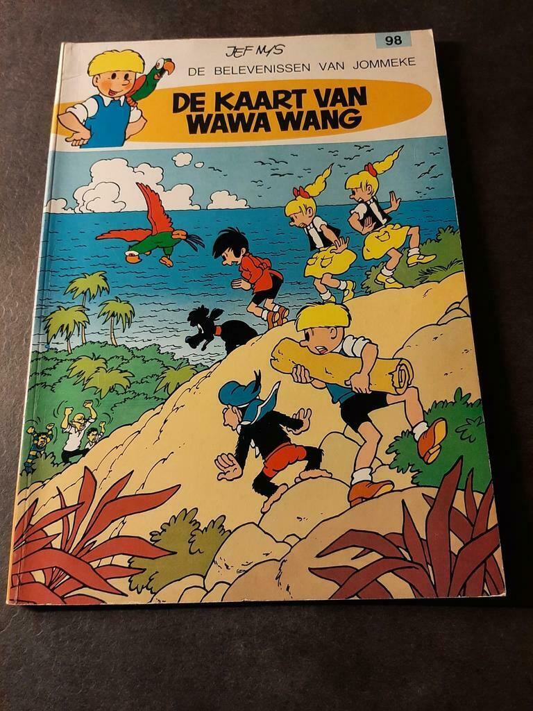 JOMMEKE nr.98 DE KAART VAN WAWA WANG, Une BD, Enlèvement ou Envoi, Comme neuf, Jef nys