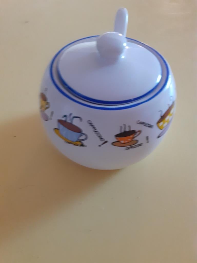 Sucrier vintage des années 70., Maison & Meubles, Enlèvement ou Envoi, Comme neuf