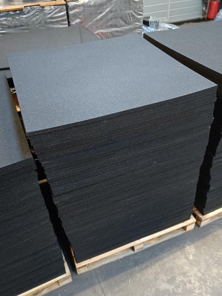 Dalles de fitness en caoutchouc neufs, Neuf, Tapis de fitness, Flexidal, Info@rubbervloer.be