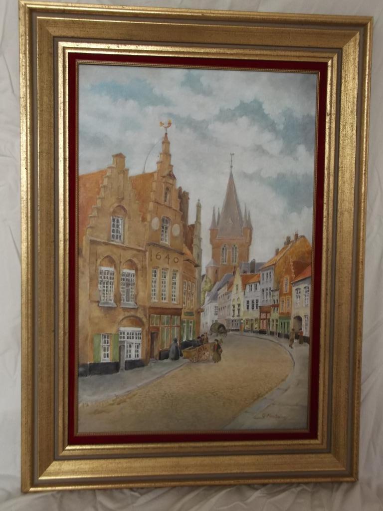 Schilderij van G. Fontaine, Ophalen