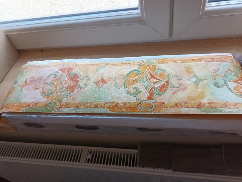 Sierboord in behang : veelkleurig, Ophalen of Verzenden, Nieuw