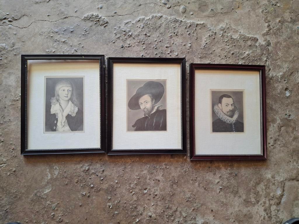 Pentekeningen - Van Uffelen, Joannes Staf, Antiek en Kunst, Kunst | Schilderijen | Klassiek, Ophalen
