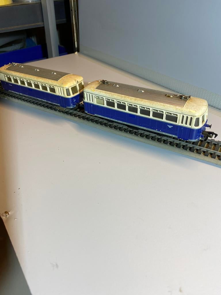 Autorail OBB Fleischmann 1374/2 - HO - Rare, Comme neuf, Fleischmann