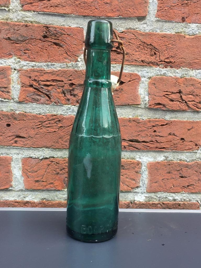 Oude bierfles Boortmeerbeek Ecluse '3817' H227 mm, Ophalen of Verzenden, Gebruikt, Flesje(s), Overige merken